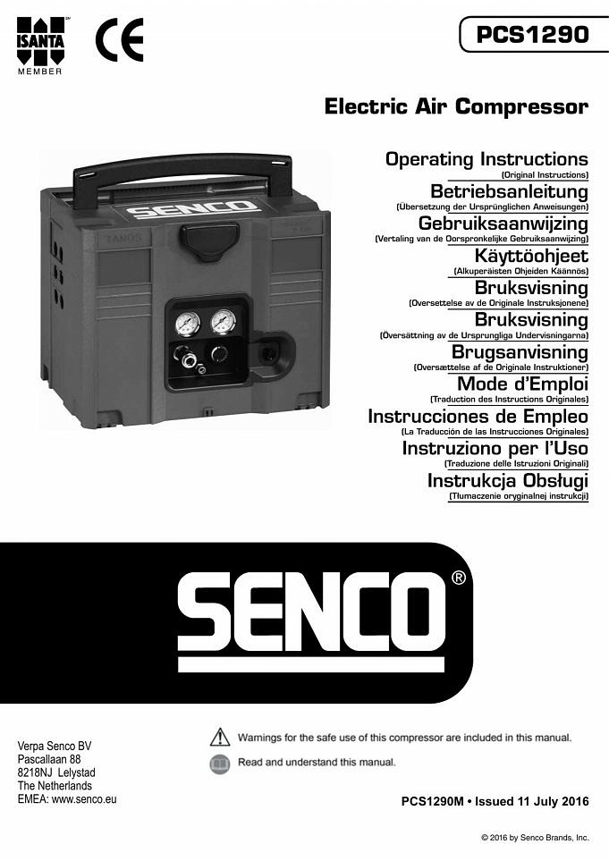 Compressore Senco 68 Litri PC0970